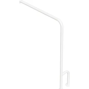 Madlo do koupelny HANDICAP opěrné madlo PRAVÉ 800x850mm, bílá XH528W