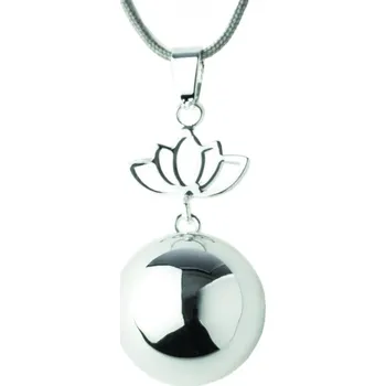 Přívěsek Bola Těhotenská rolnička FANTASY Silver lotus