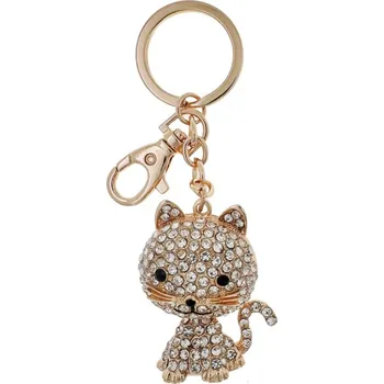 Doplněk pro panenku Přívěsek na klíče - Diamantový Kocour