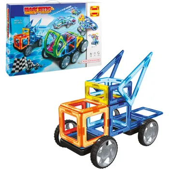 Stavebnice Magnetická stavebnice 87 ks