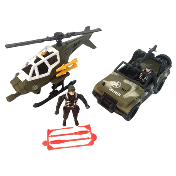 autíčko Sparkys Vojenská sada 54A-D3109-1 Šířka 34 cm Výška 11 cm Hmotnost 10 g