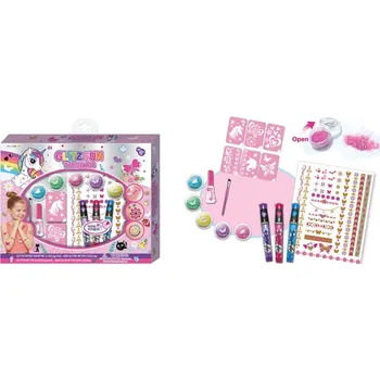 Tetování Velká sada tetování na tělo Gliz Fun