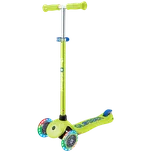 Globber Dětská tříkolová koloběžka Primo Plus V2 - svítící kola - zelená