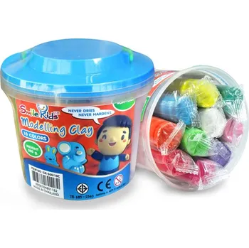 Modelovací hmota Modelína 10 barev v kyblíku
