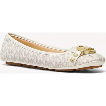 Dámské baleríny Michael Kors dámské balerínky Fulton mléčné logové 37,5