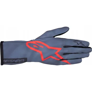 Moto rukavice Kartingové rukavice Alpinestars Tech-1 K RACE V2 PURE šedé vel