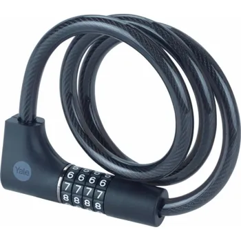 Zámek na kolo Kabel na kolo s kombinovaným zámkem a klíčem - YCC0/12/100/2 černý
