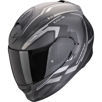 Motodoplněk Integrální helma SCORPION ECO-491 KRIPTA Black / Silver (matná) - 2XL