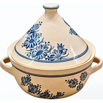 Hrnec marocký hrnec - tajine světlý malý (ruční výroba)