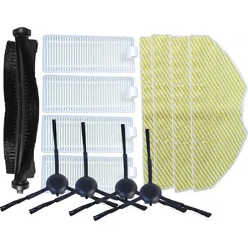Sada příslušenství pro robotický vysavač HEPA filtry, kartáče, mopy pro ROWENTA Explorer S65 Plus 13ks sada