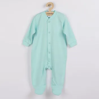 Chlapecké pyžamo NEW BABY Kojenecký overal New Baby Classic II mátový