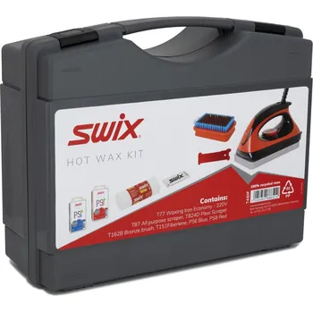 Lyžařský vosk Swix Swix kufr se sadou Hot Wax T440F