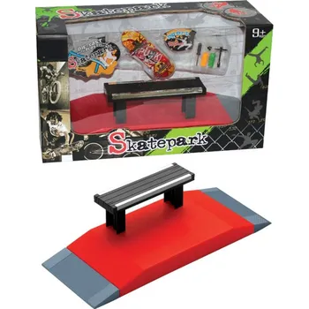 Stavebnice SKATEBOARD s lavičkou - 3 druhy