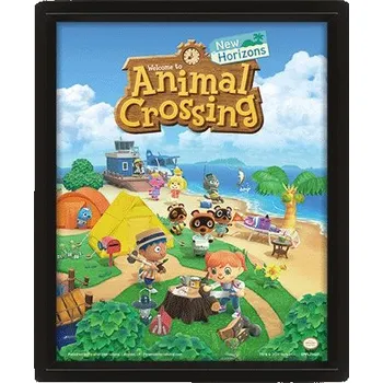3D Obraz Animal Crossing