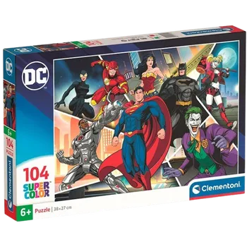 Clementoni - Puzzle 104 DC Comics
