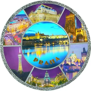 Party dekorace Talíř Praha 21 cm