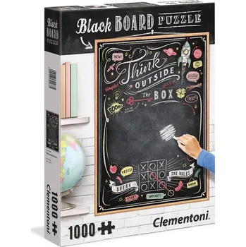 Puzzle Clementoni - Puzzle Black Board 1000 Thin Outside