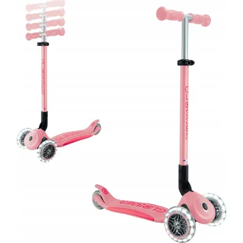 Koloběžka Bezpečná dětská koloběžka tříkolová balanční nastavitelná LED Globber