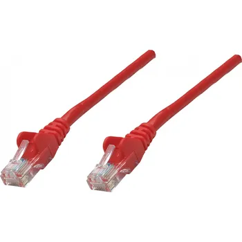 Síťový kabel Intellinet 0.25m Cat6A SFTP síťový kabel Červená 0,25 m S/FTP (S-STP)