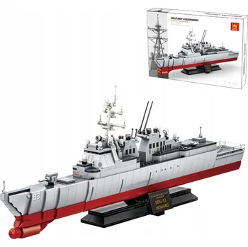 ostatní stavebnice Stavebnice Wange 5511 Loď ničitele Arleigh Burke-class 600dílů