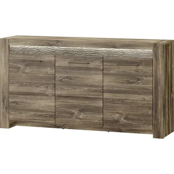 Komoda Komoda Belveder 45 158 cm s LED osvětlením dub Stirling