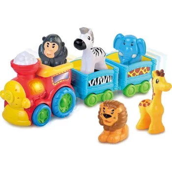 Hračka pro nejmenší HAP-P-KID Hudební safari vláček