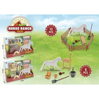 Figurka Bílý Kůň s příslušenstvím 8 nebo 13ks - více druhů