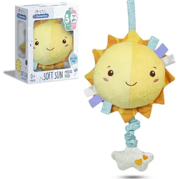 Hračka pro nejmenší Baby Clementoni - Plyšová zvonkohra sluníčko