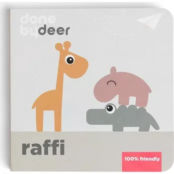 plyšák DONE BY DEER aktivní knížka Raffi Friends mix barev