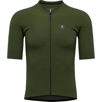 cyklistický dres Dres PISSEI Primapelle Verde Militare L