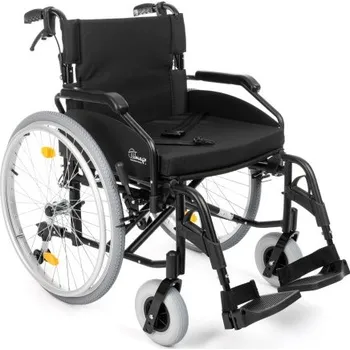 Invalidní vozík EVERYDAY-TIM: hliníkový invalidní vozík se sklopným opěradlem a doprovodnými brzdami