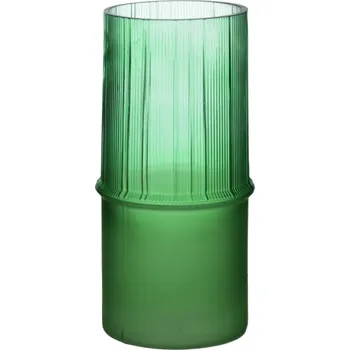 Váza Skleněná váza Serenite 10x22 cm zelená