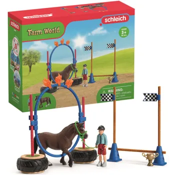 Schleich 42482 Závod v agility pro poníky