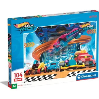 Puzzle Clementoni - Puzzle 104 super Hot Wheels 2
