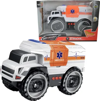 autíčko Záchranářské auto na setrvačník - Ambulance