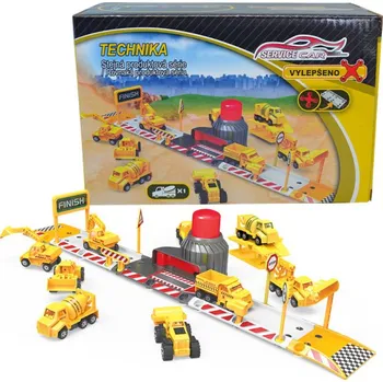 autíčko Stavební technika dráha