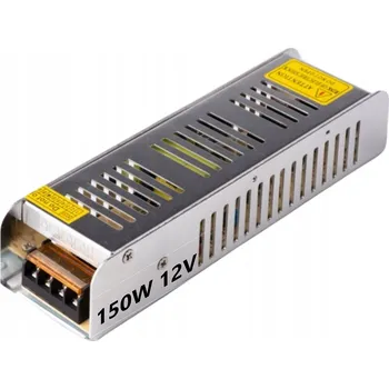 Napájecí zdroj pro osvětlení Napájecí zdroj pro LED pásky, montážní, modulární transformátor IP20 12V 12,5A 150W