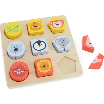 Puzzle BABU - Dřevěné puzzle SAFARI pro nejmenší