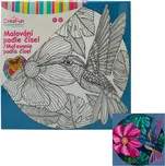 Malování na plátno - Kolibřík 30 x 30 cm