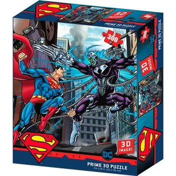 Puzzle PRIME 3D PUZZLE - Superman vs Electro 300 dílků