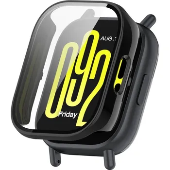 Ostatní příslušenství k chytrým hodinkám VSECHNONAMOBIL 96058 PC FULL COVER Plastový kryt se sklem pro Xiaomi Redmi Watch 5 Lite černý