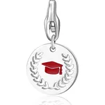 S'Agapõ Ocelový přívěsek Promoce Happy SHA391 + 2 měsíce na vrácení zboží