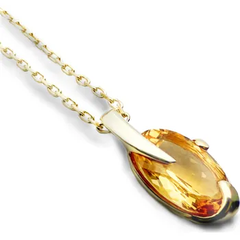 Náhrdelník Zlatý náhrdelník s citrínem 201524