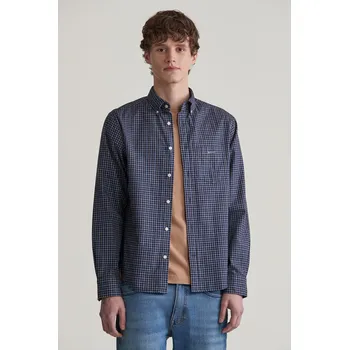 KOŠILE GANT REG JASPE TATTERSALL SHIRT PERSIAN BLUE