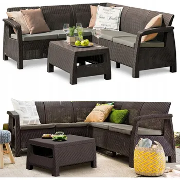 Zahradní sestava Sada zahradního nábytku plast Keter hnědá, 2 el.