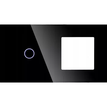 vypínač Dvojitý Rámeček DC Smart Home černý