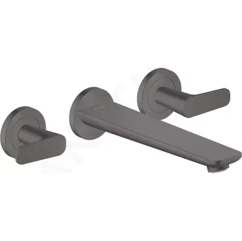 Vodovodní baterie Axor Citterio C Vanová baterie pod omítku, 3-otvorová instalace, kartáčovaný černý chrom, 49483340