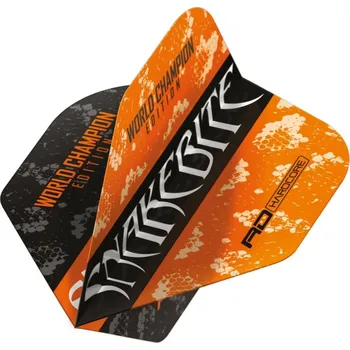 Red Dragon Letky Peter Wright - Yin Yang - Orange & Black RF6965