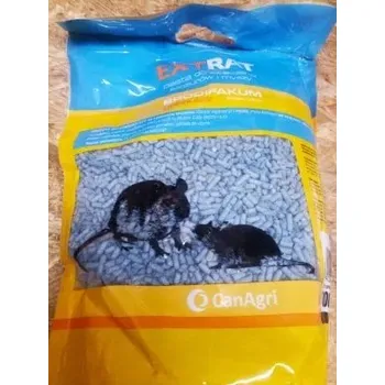 Hubení hlodavce Jed na myši a krysy, granulát, brodifakum, Extrat - modrá, balení