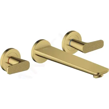 Vodovodní baterie Axor Citterio C Vanová baterie pod omítku, 3-otvorová instalace, leštěný vzhled zlata, 49483990